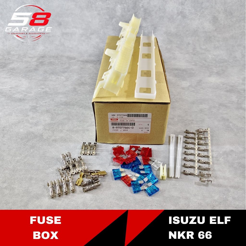 FUSE BOX RUMAH KOTAK SEKRING SIKRING ISUZU ELF NKR 66 SPAREPART MOBIL 8970776640