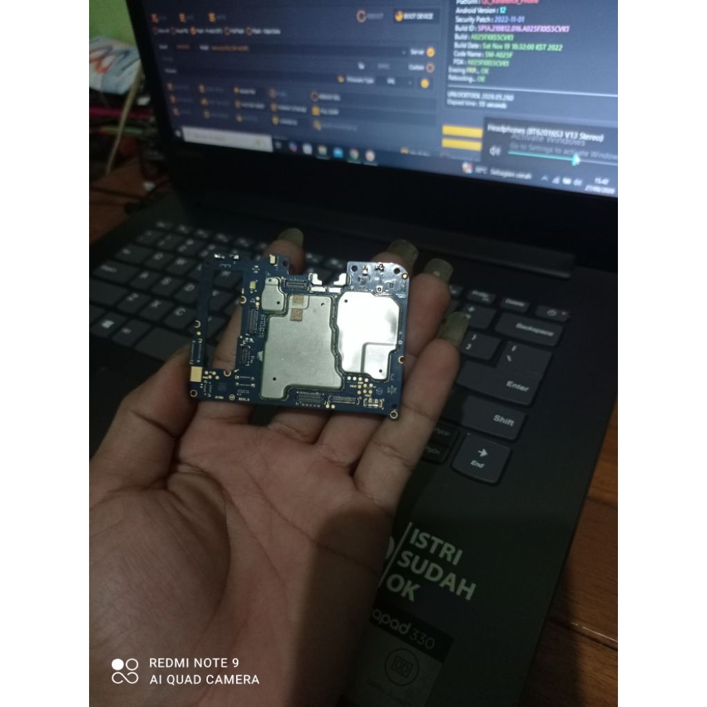 mesin samsung A02s normal