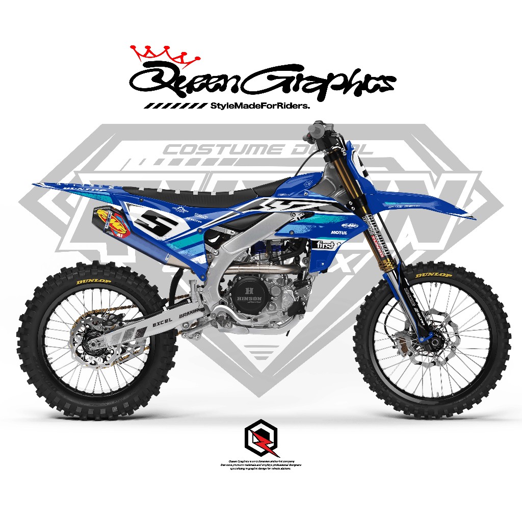 Decal YAMAHA YZ 450F- 250F 2023-2025 COSTUME DESIGN 002