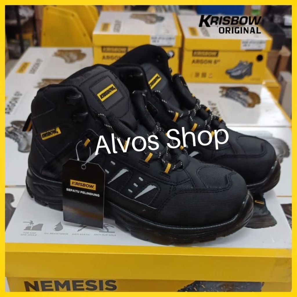 Krisbow Sepatu Safety NEMESIS / Safety Shoes Krisbow NEMESIS