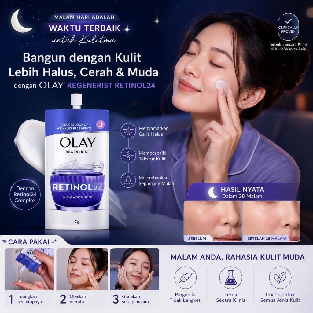 Olay Retinol 24 ukuran 7 gram