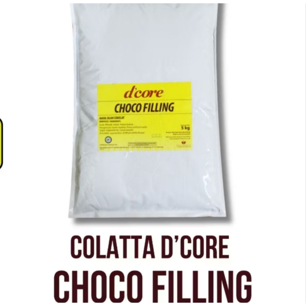 dcore pasta filing coklat berat 5kg