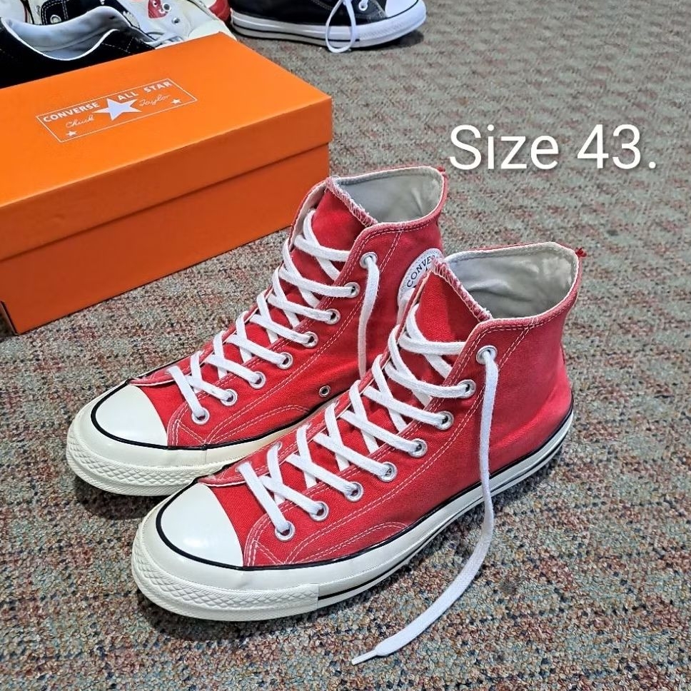 Converse 70s Hi Enamel Red Classic Original
