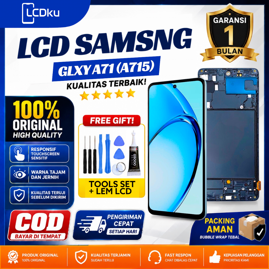 LCD SAMSUNG A715 + FRAME / A715F (GALAXY A71)