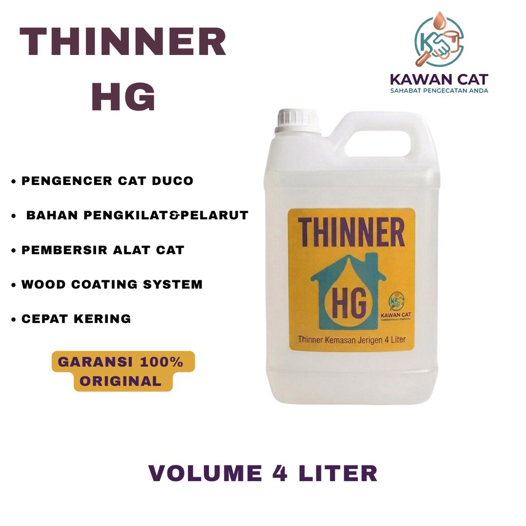 Thinner HG Jerigen 4 Liter