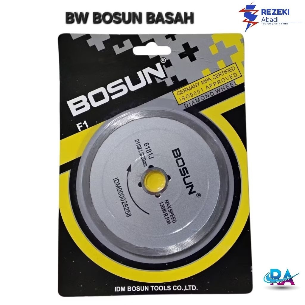 Mata Gerinda Potong Keramik Bosun F1 - Mata Potong Keramik Bosun Kering / Basah