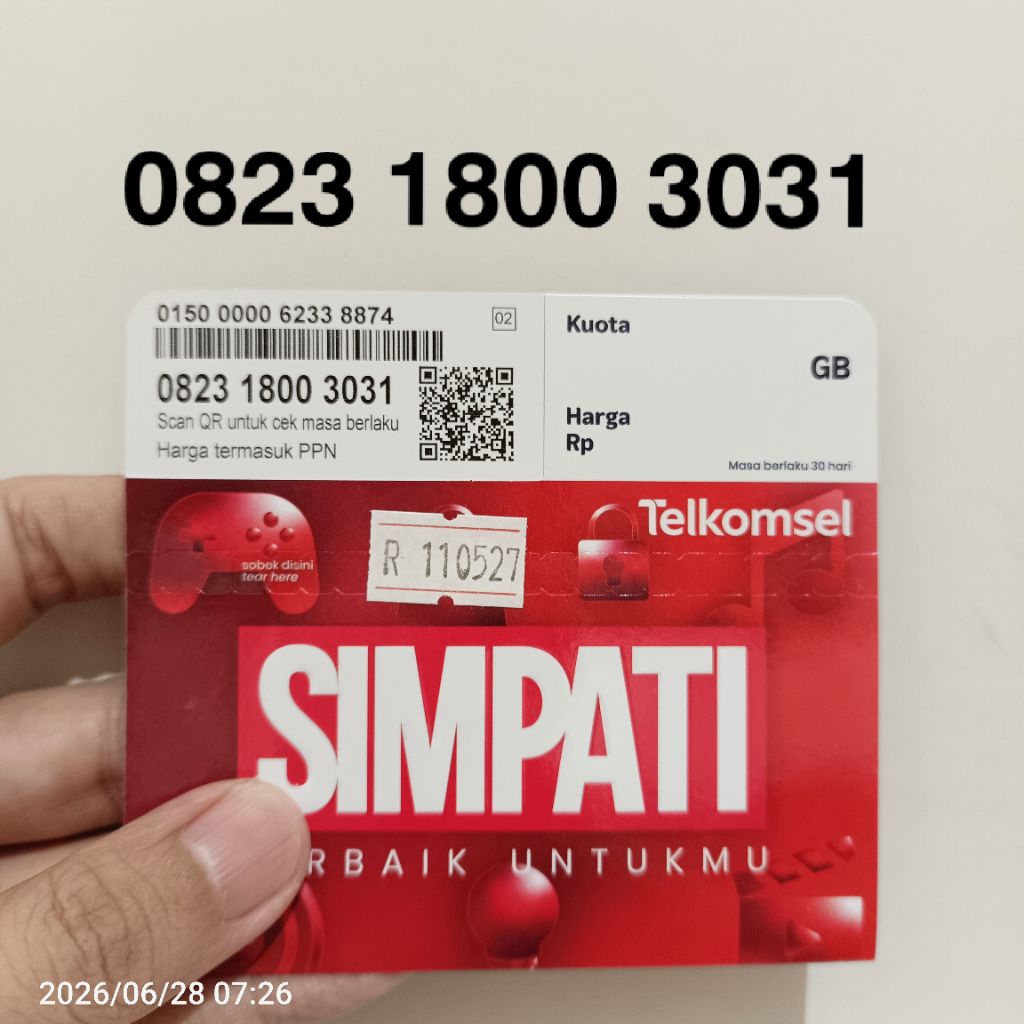 NOMOR CANTIK SIMPATI 11DIGIT