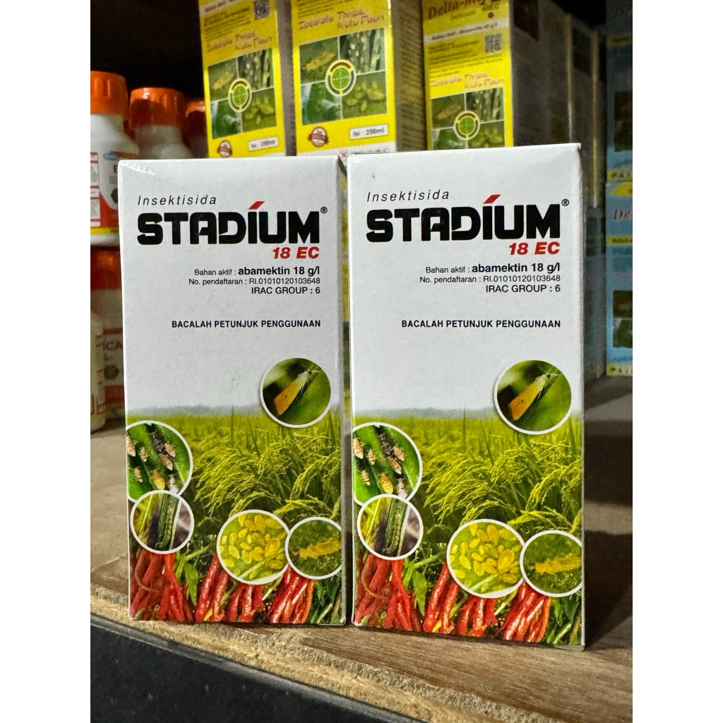 Insektisida STADIUM Abamektin 100ML - Efektif, Sistemik, Pengendali Tungau