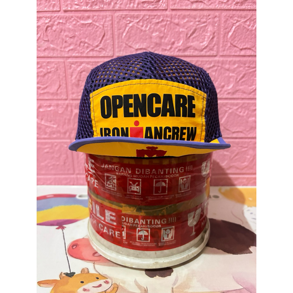 Topi sepeda running olaga second/bekas