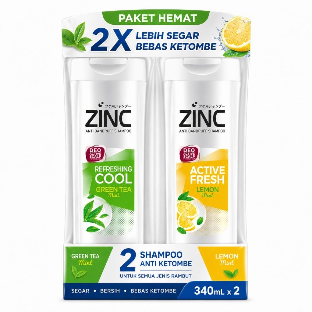 (1 pcs) sampo zinc 340 ml