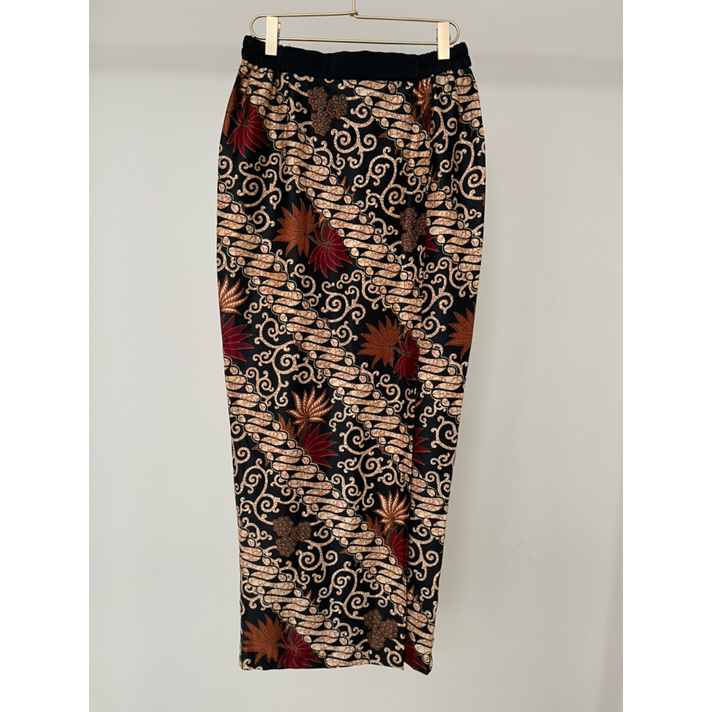 ROK SPAN KAIN BATIK COKLAT HITAM