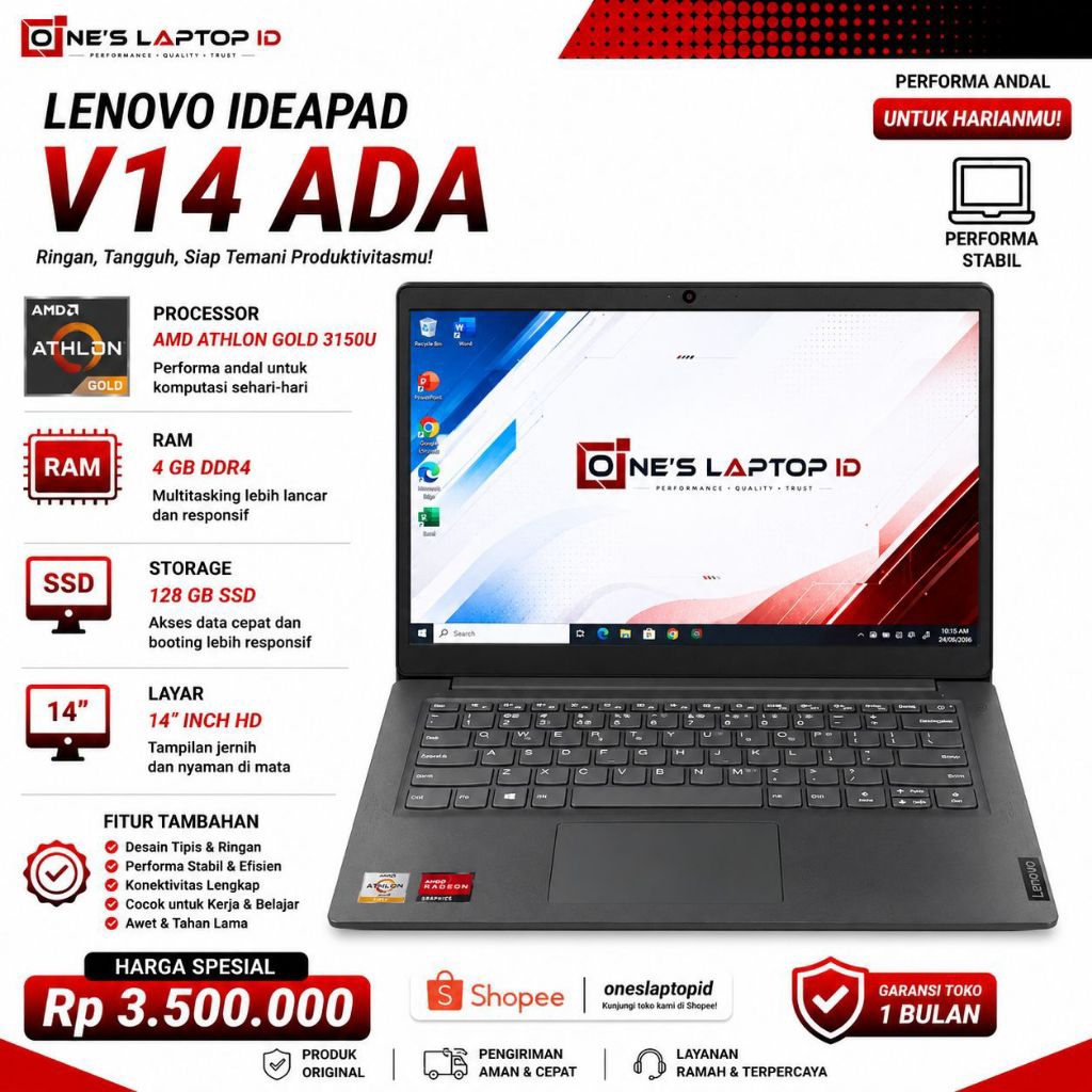 Lenovo Ideapad V14-ADA ATHLON SILVER 3150U