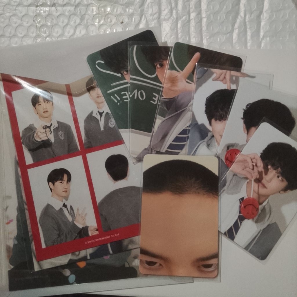 Photocard official kyungsoo chanyeol EXO photocard jidat