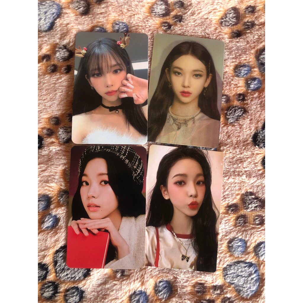 OFFICIAL PHOTOCARD KARINA AESPA SAVAGE LENTI SYNK DIVE PINK CHRISTMAS SEASON GREETINGS 2022