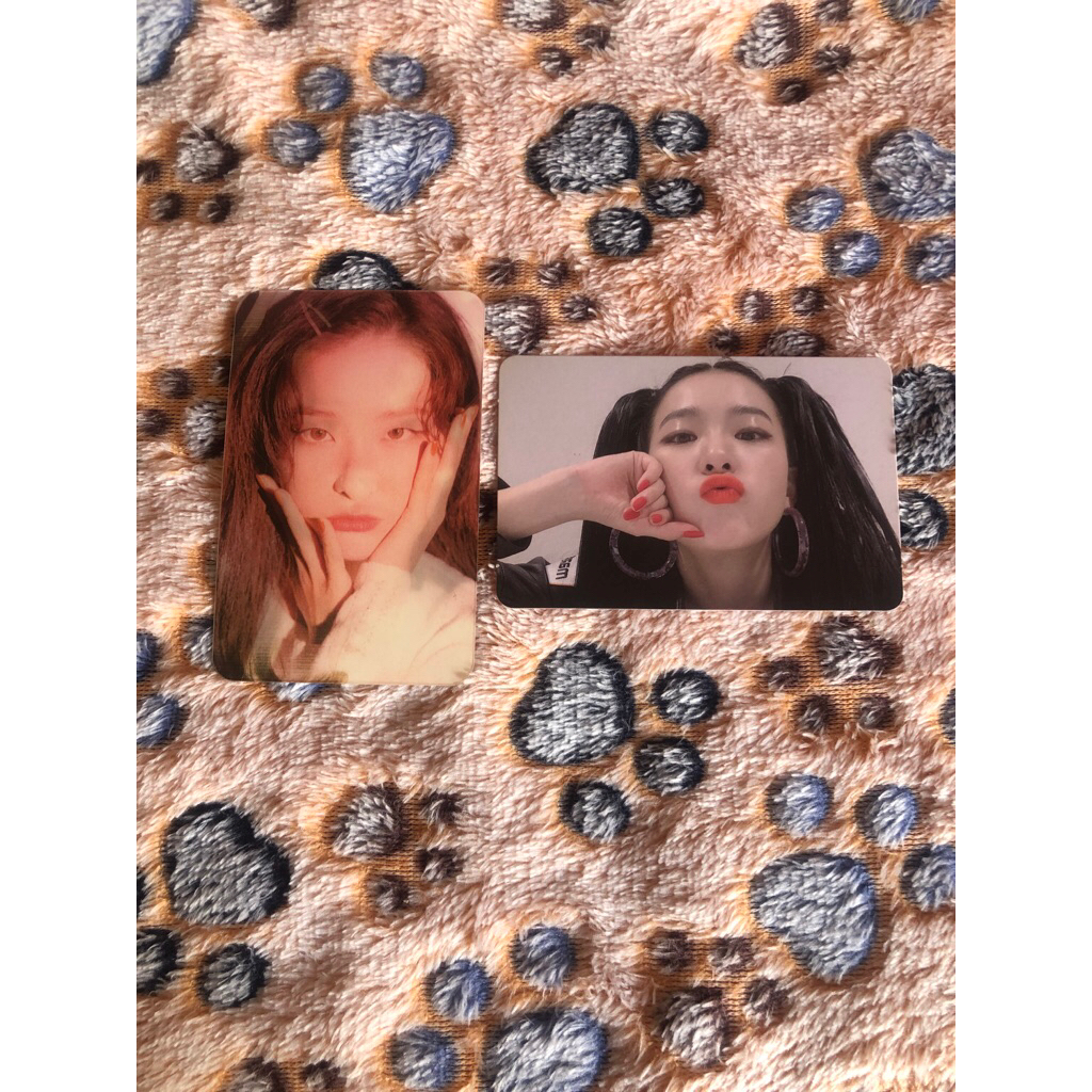 OFFICIAL PHOTOCARD SEULGI REDVELVET RV REVE FINALE LENTI HOLO AZARINE
