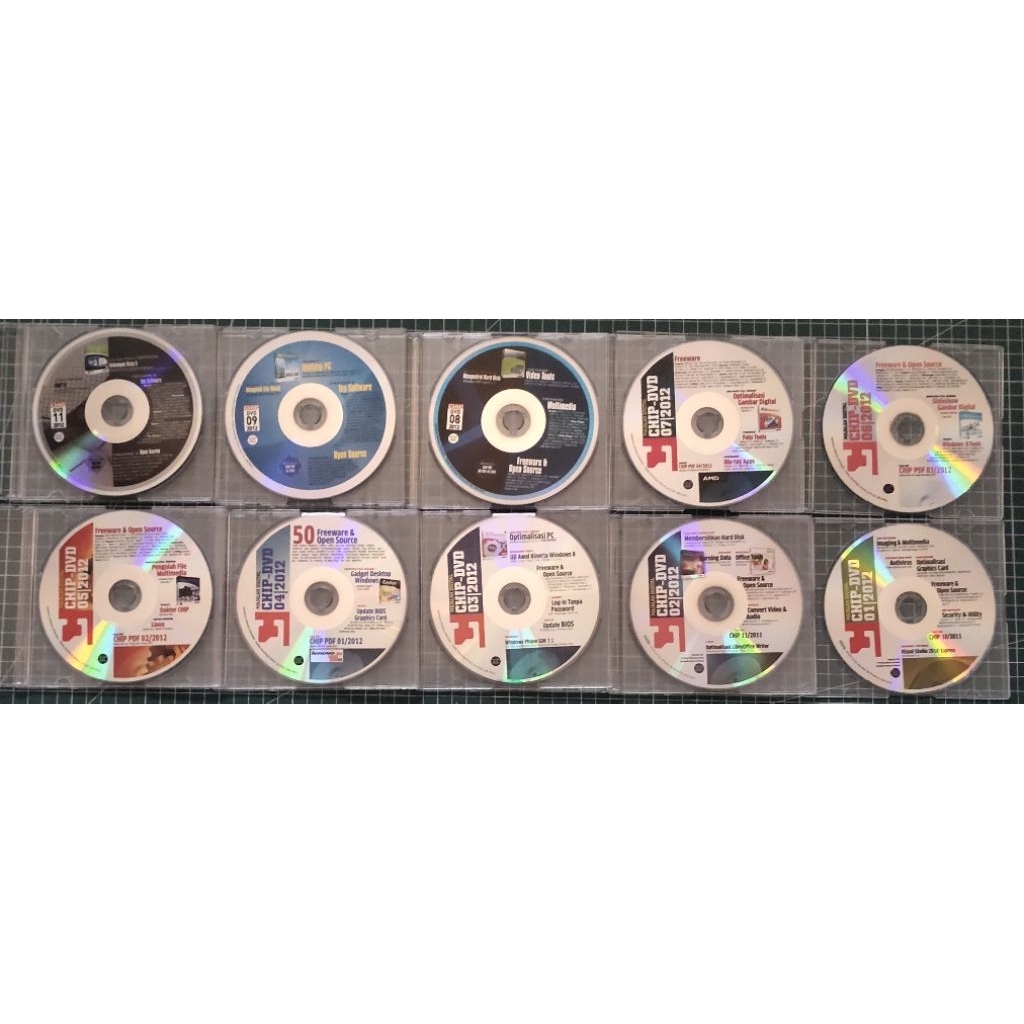 Bundle DVD Majalah CHIP Tahun 2012