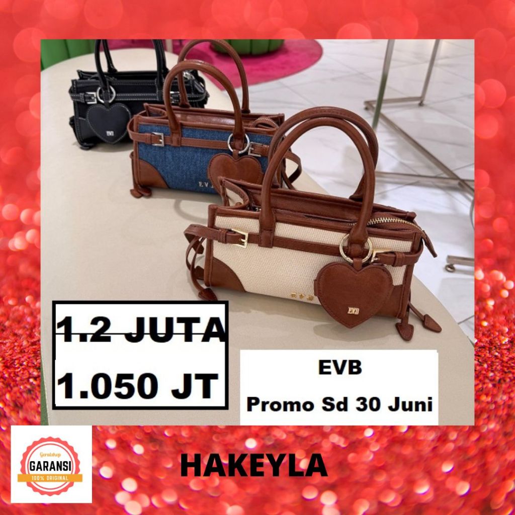 Tas selempang wanita EVB sling bag Original Store seri HAKEYLA