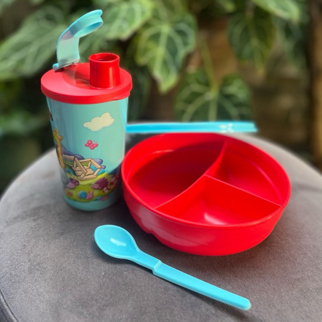 TEMPAT BEKAL SET TUMBLER TIWI TUPPERWARE ORIGINAL