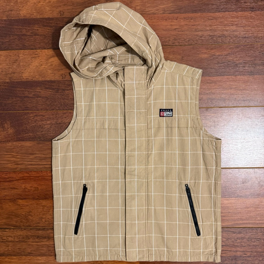 Chaps ralph lauren vest hooded jacket