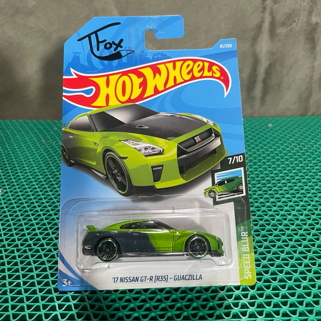 Hotwheels R35 Tfox Hijau