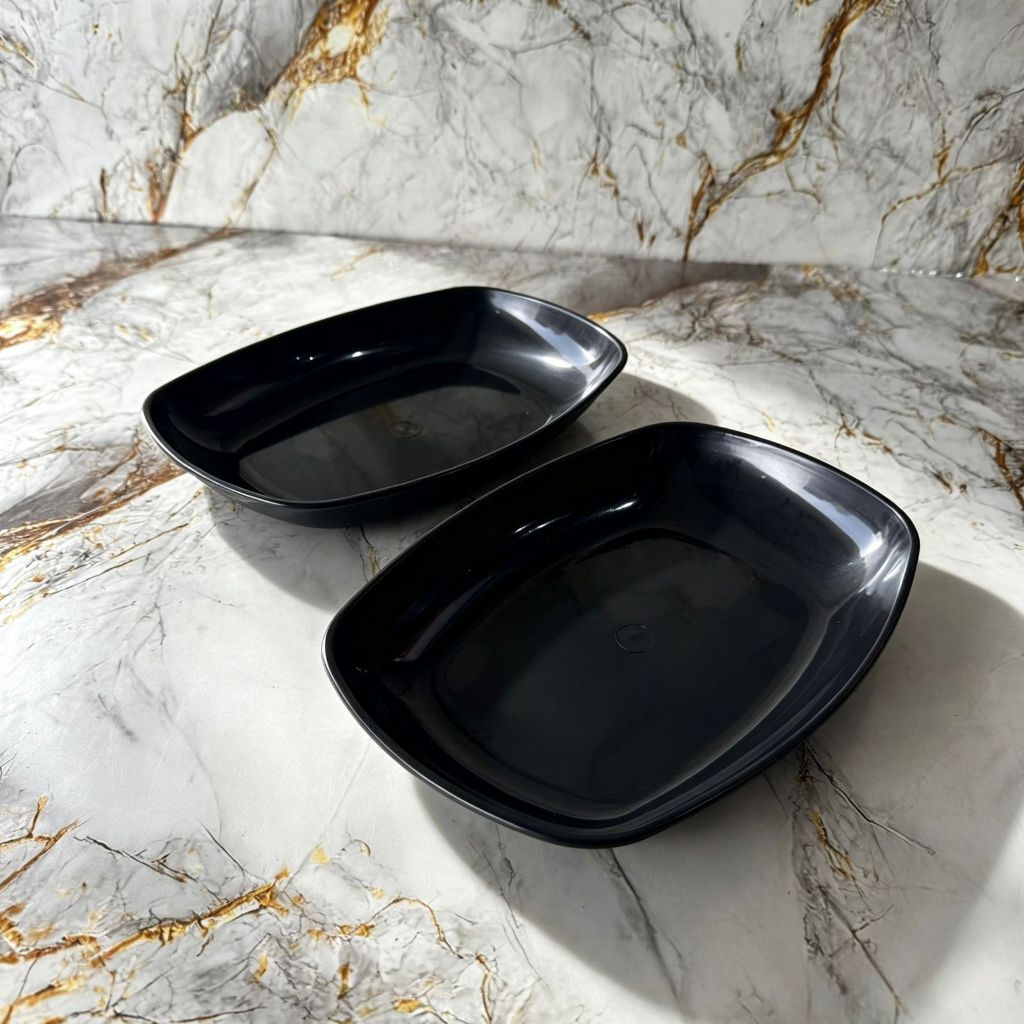 (6&12PCS) LODOR OVAL JAPAN 630/LODOR BUAT CEMILAN/LODOR HITAM NEW CORNELIUS/PIRING OVAL