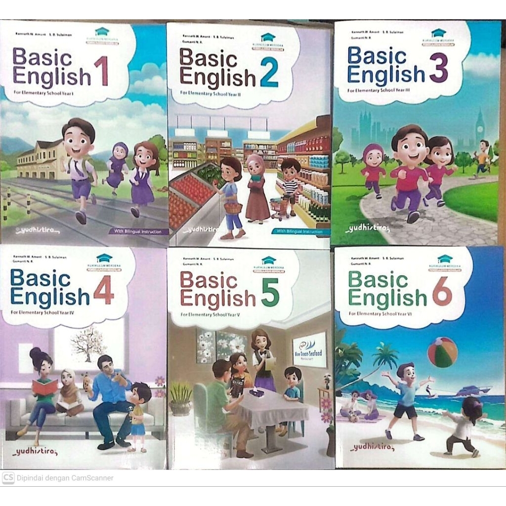 Basic English SD Kelas 1-6 Yudhistira Revisi 2026