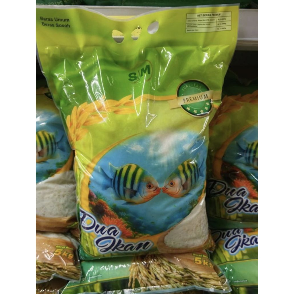 BERAS DUA IKAN BERAS PREMIUM 5 KG