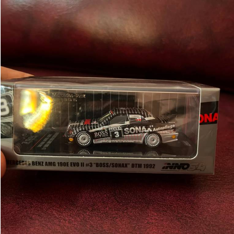 DIECAST INNO 64 1:64 - MERCEDES BENZ AMG 190E EVO II #3 BOSS/SONAXDTM 1992