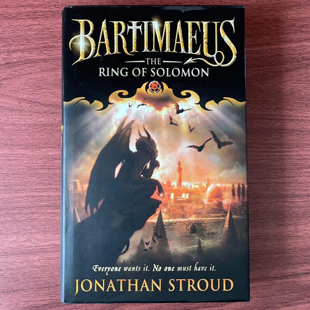 BUKU BARTIMAEUS THE RING OF SOLOMON by JONATHAN STROUD