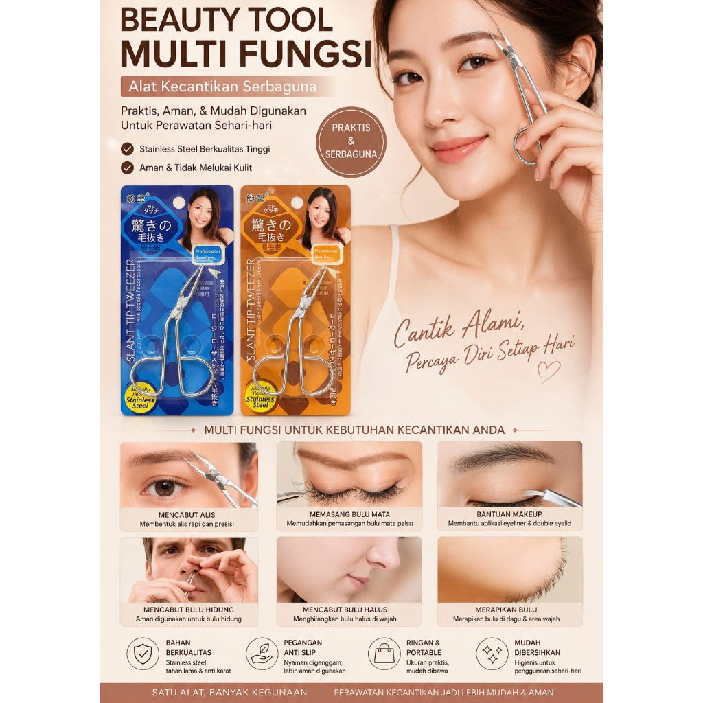 Pinset multifungsi|pinset cabut bulu hidung,alis dll nya