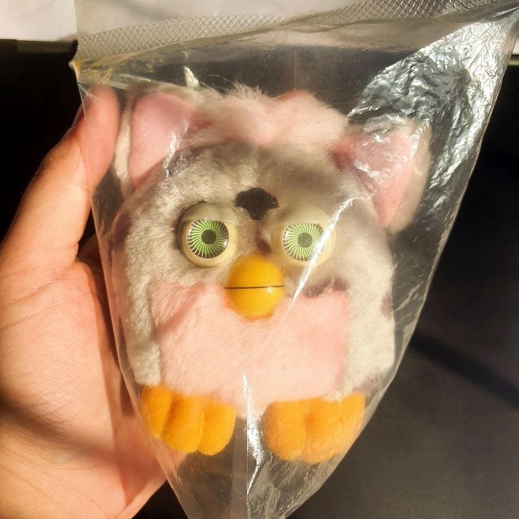[RARE] Furby Boom Mascot Plush Doll Keychain Bagcharm Morinaga Vintage 1999