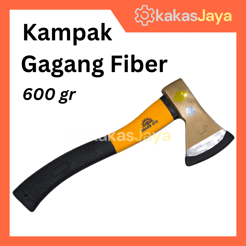 Kapak Kayu Gagang Fiber Cap Mata / Kampak Eye Brand 600 gr