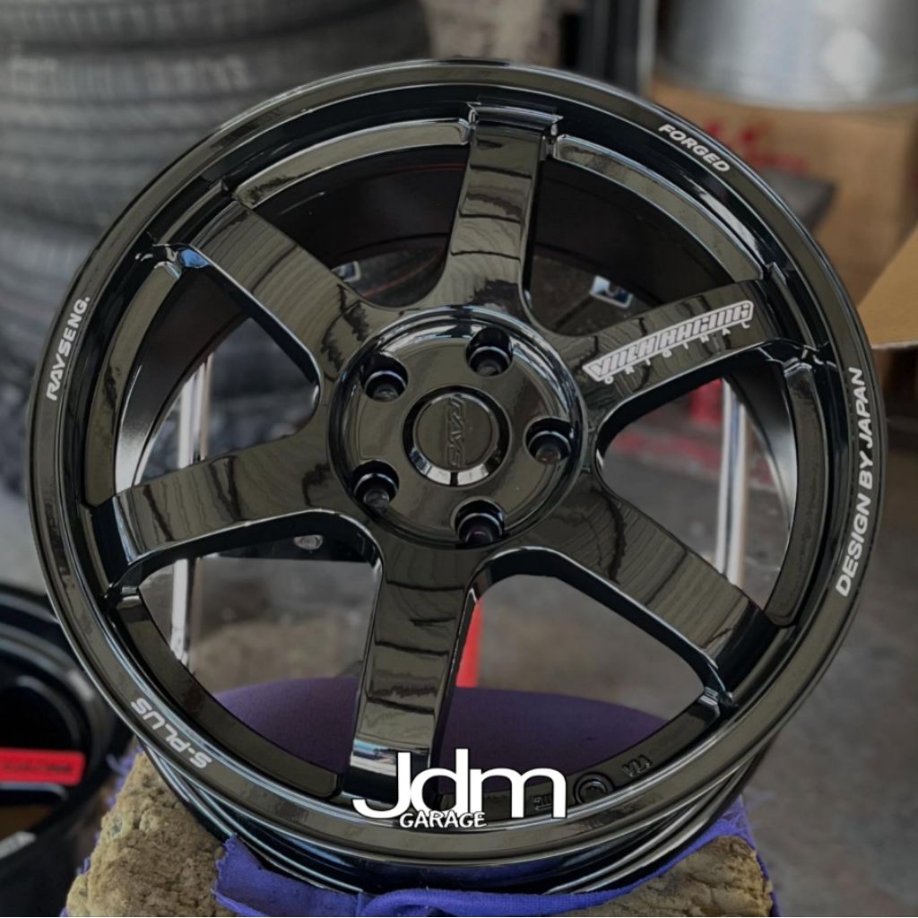 velg TE37 SAGA FLOW FORMING r18 lebar 8,5 pcd 5X114,3 et 40 mobil ring 18 pnp mobil r18 reborn ventu