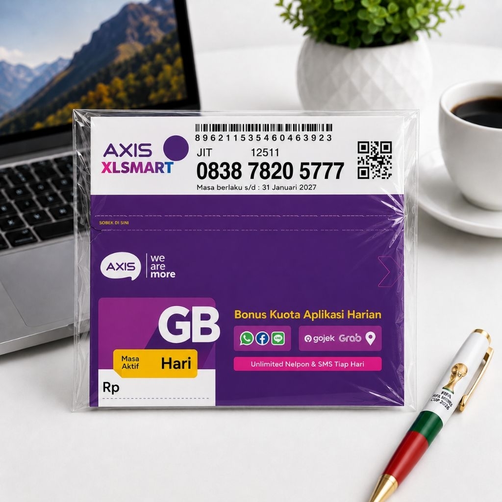 Axis - Kartu Perdana Axis Nomor Cantik Rapi ekor Triple 777 000 999 888
