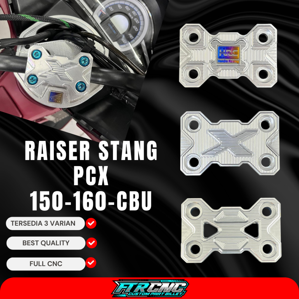 Raiser Stang PCX Klem Stang PCX 150 160 CBU CNC BILLET