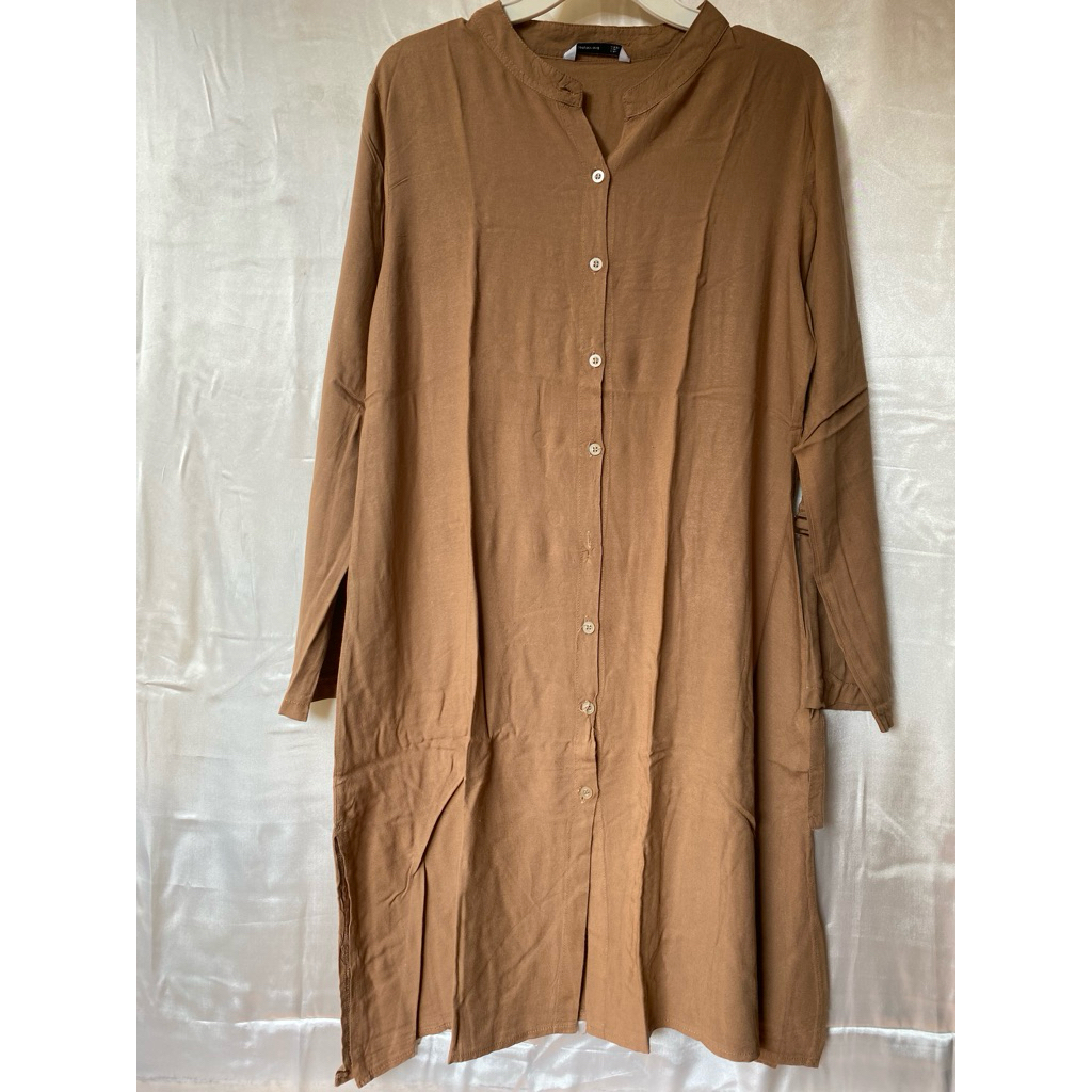 Preloved Tunik AleeyaBrand Coklat / Brown