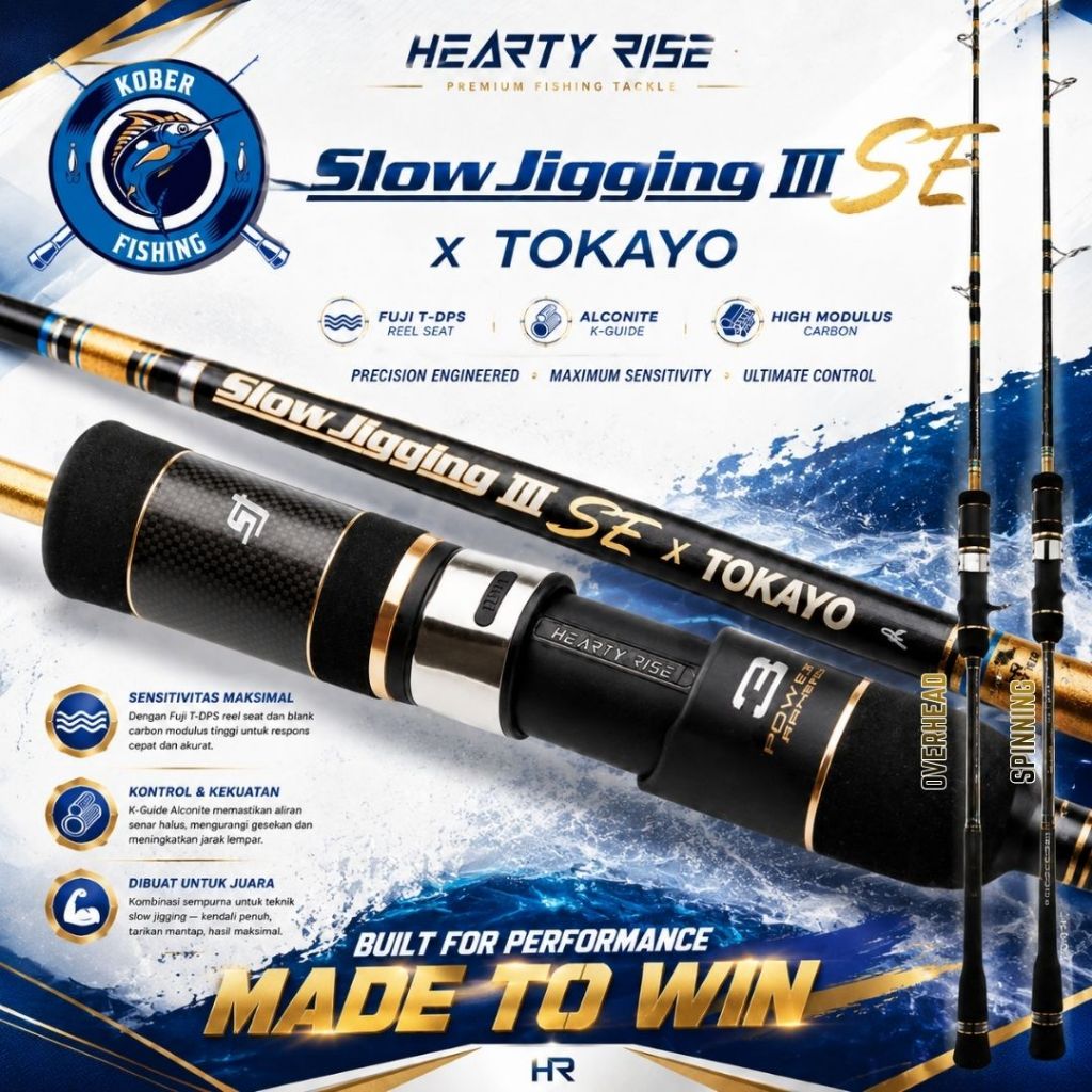 JORAN TOKAYO HEARTY RISE SLOW JIGGING III SE POWER 3