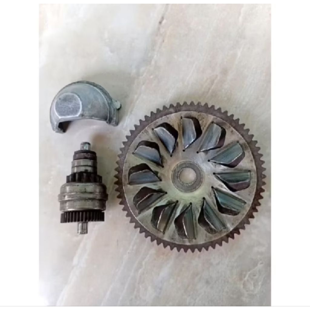 One way stater pinion stater gear besar stater set Honda beat karbu/Beat injeksi original copotan se