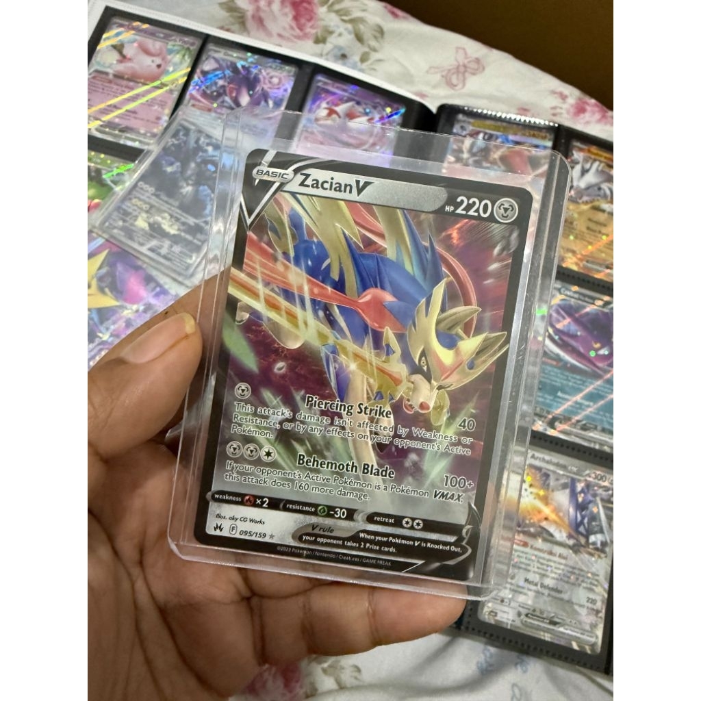 Kartu Pokemon English Zacian V 095/159,