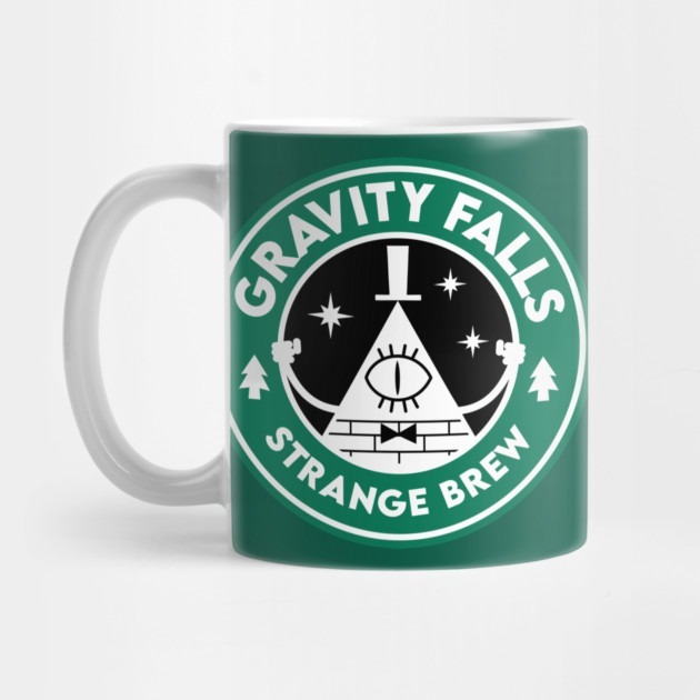 Gravity Falls Strange Brew Starbucks Spoof - Gravity Falls Tea Mug