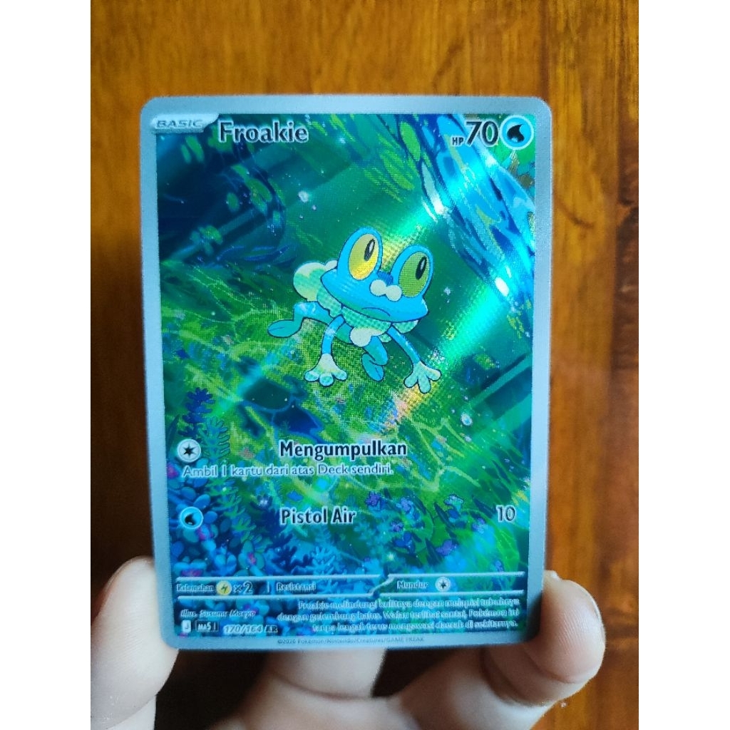 Kartu Pokemon Froakie AR