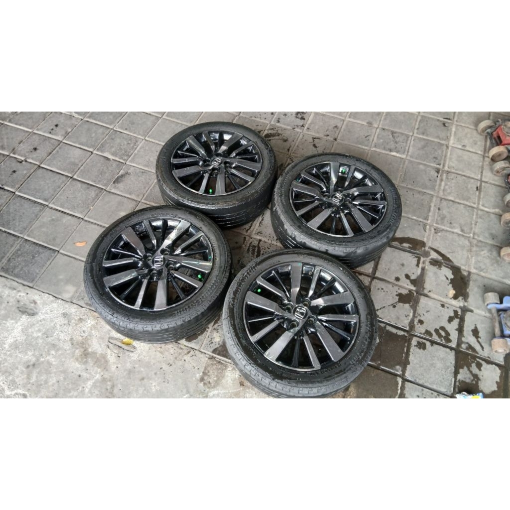 Velg bekas mobil oem copotan honda city ring 16 lebar 6 baut 4x100