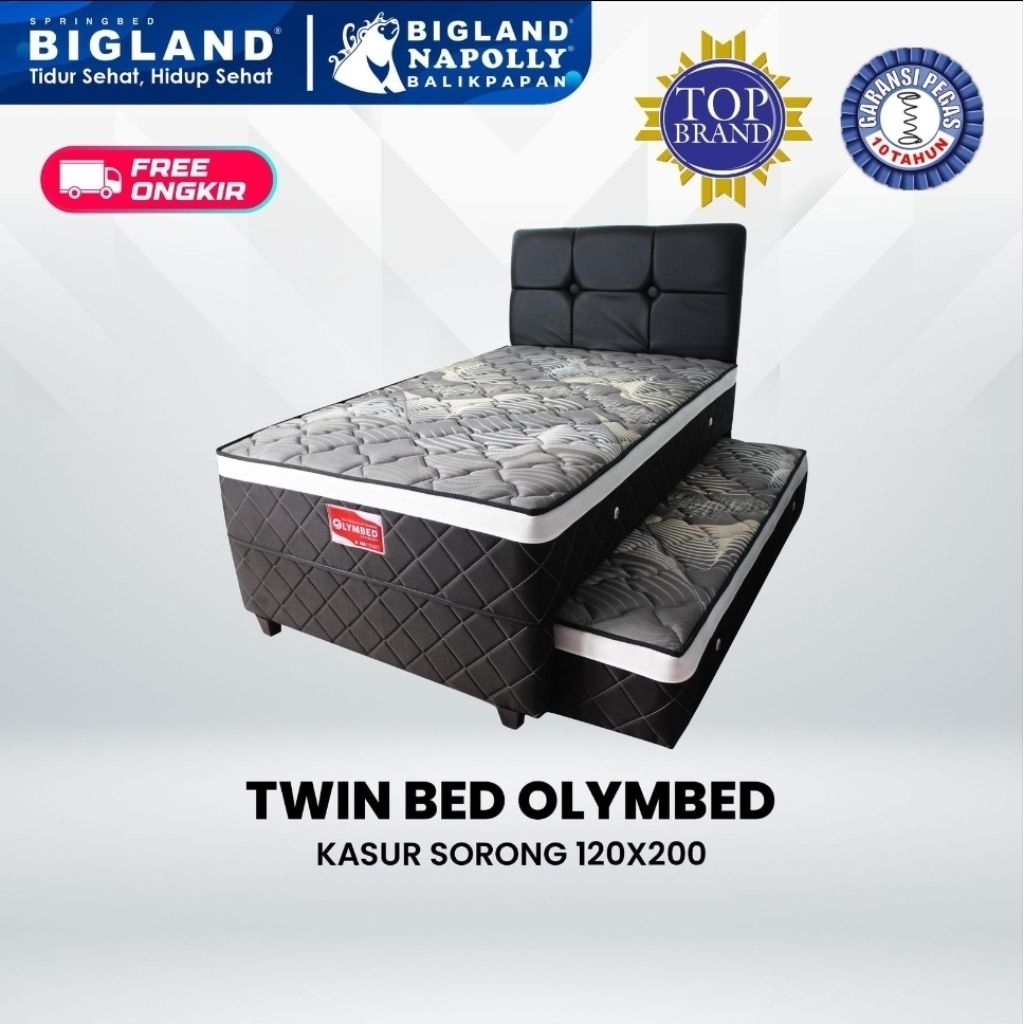 BIGLAND SPRINGBED TWIN OLYMBED KASUR SORONG 120X200