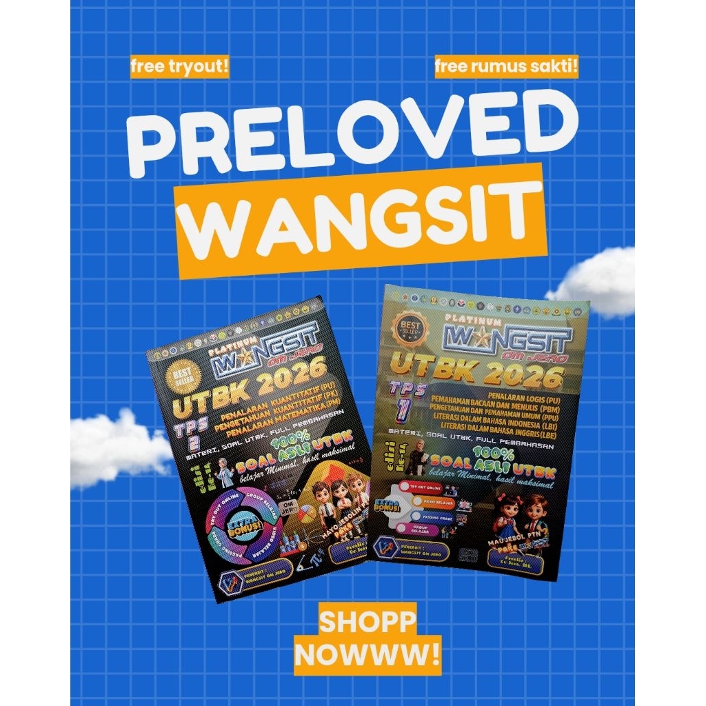 PRELOVED WANGSIT