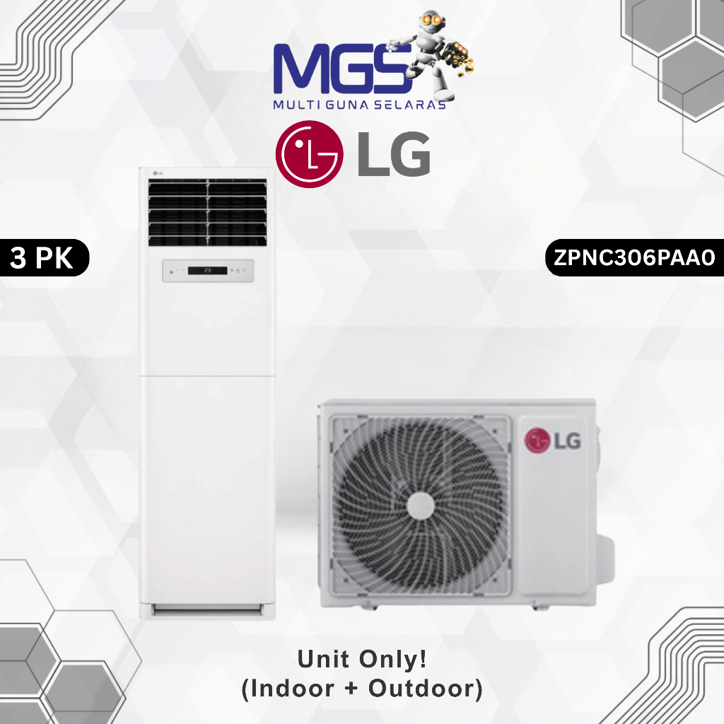 AC LG 3 PK Floor Standing ZPNC306PAA0 Standing Floor