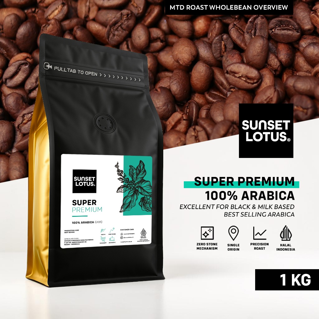 Biji Kopi Arabika Gayo Super 1 Kg - Espresso Base