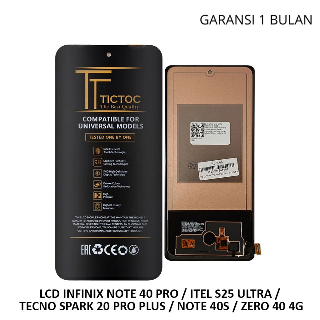 Lcd Infinix Note 40 PRO X6853 / Tecno Spark 20 Pro Plus