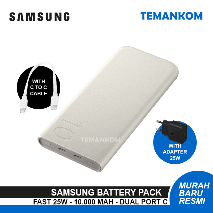 Powerbank Samsung 10000mah ORIGINAL ASLI SEIN RESMI p3400 power bank 10.000 MAH 10000 MAH Battery Pa