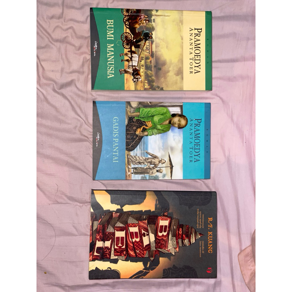 novel preloved gadis pantai, bumi manusia, babel