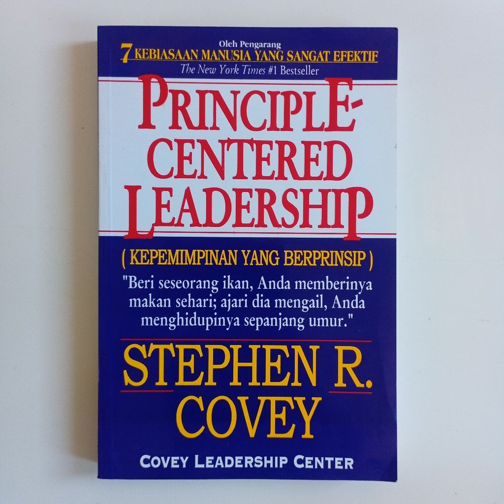 Buku Motivasi Principle Centered Leadership